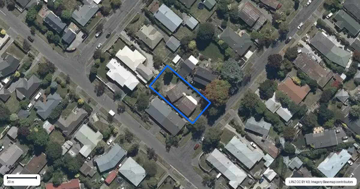 Property context map for 3 Hartford Street, Burnside, Christchurch