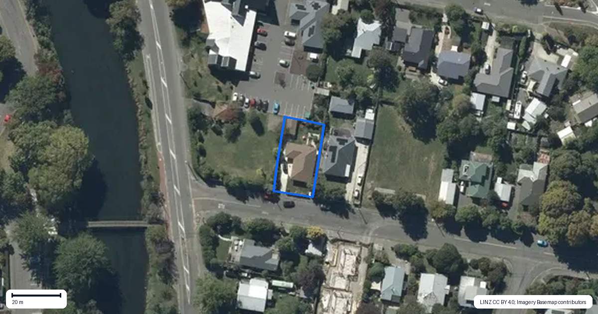 Property context map for 128 Garlands Road, Hillsborough, Christchurch