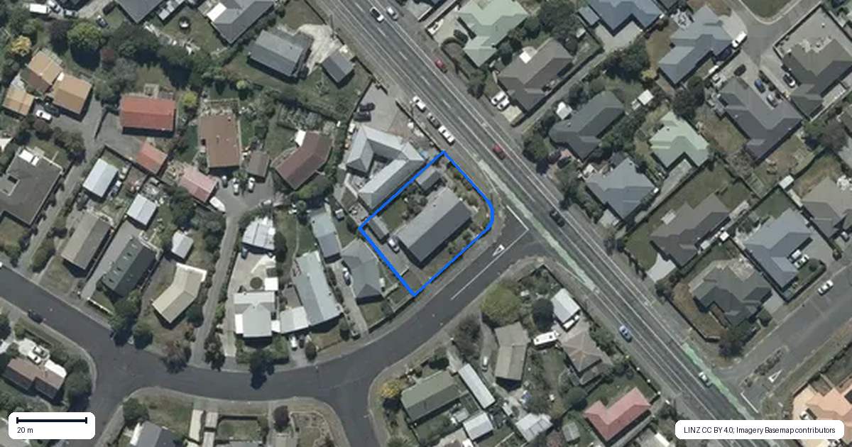 Property context map for 1/47 Gibson Drive, Hornby, Christchurch