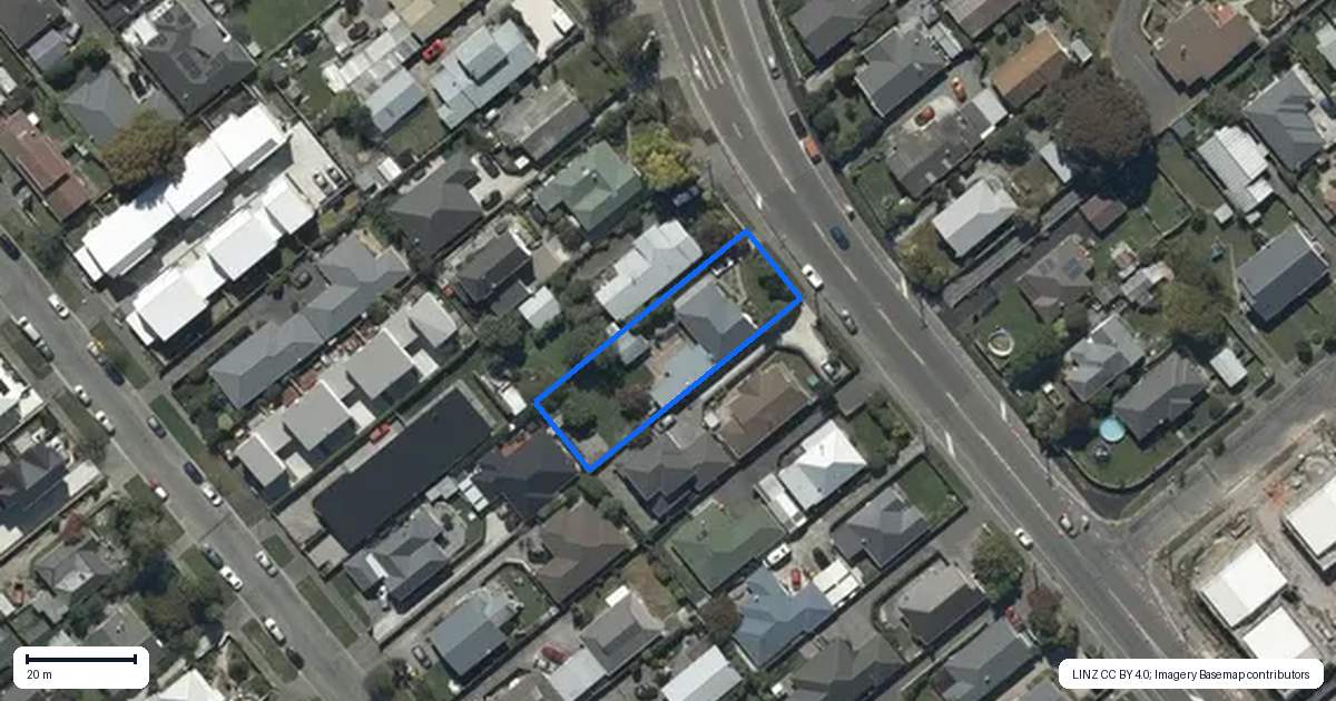 Property context map for 453 Barrington Street, Spreydon, Christchurch