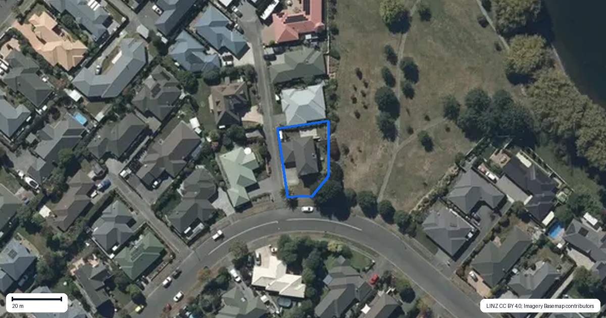 Property context map for 7 Lantern Lane, Halswell, Christchurch