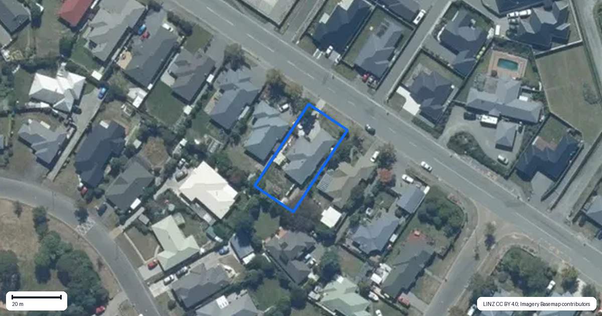 Property context map for 30 Masefield Drive, Rolleston