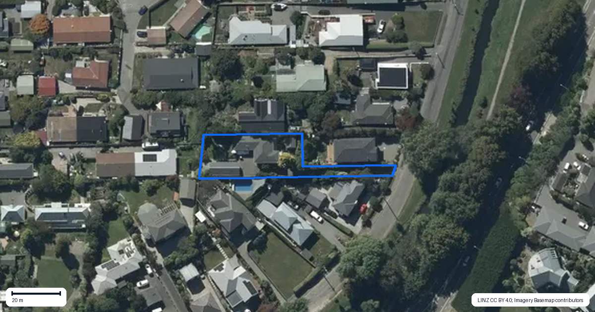 Property context map for 61 Eastern Terrace, Beckenham, Christchurch