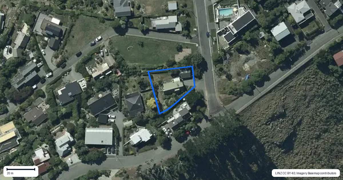 Property context map for 194 Panorama Road, Clifton, Christchurch
