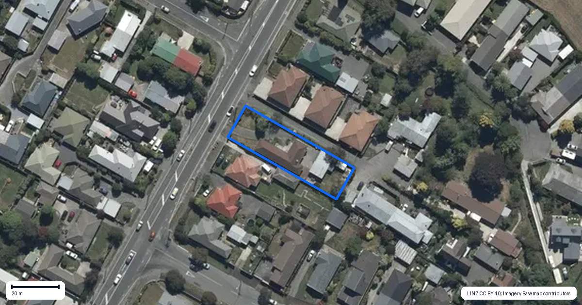Property context map for 352 Greers Road, Bishopdale, Christchurch