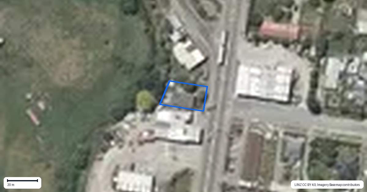 Property context map for 151 Temuka-Orari Highway, Winchester
