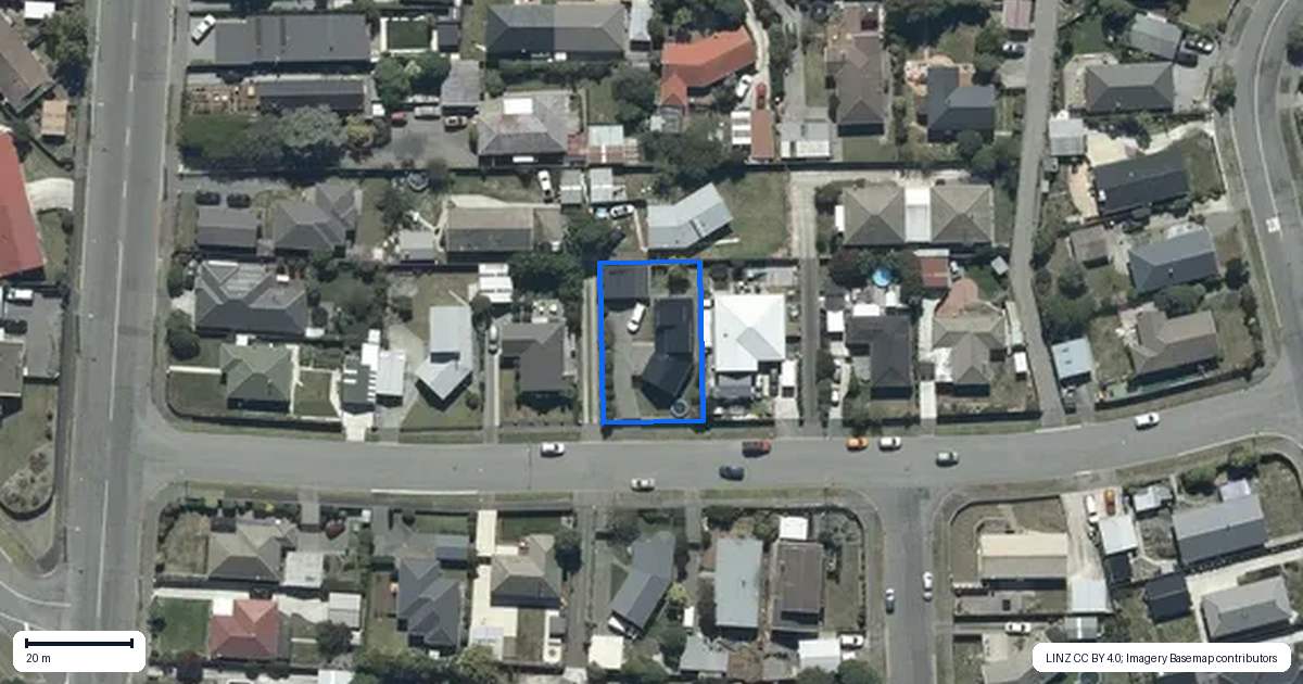 Property context map for 11 Philomel Street, North New Brighton, Christchurch