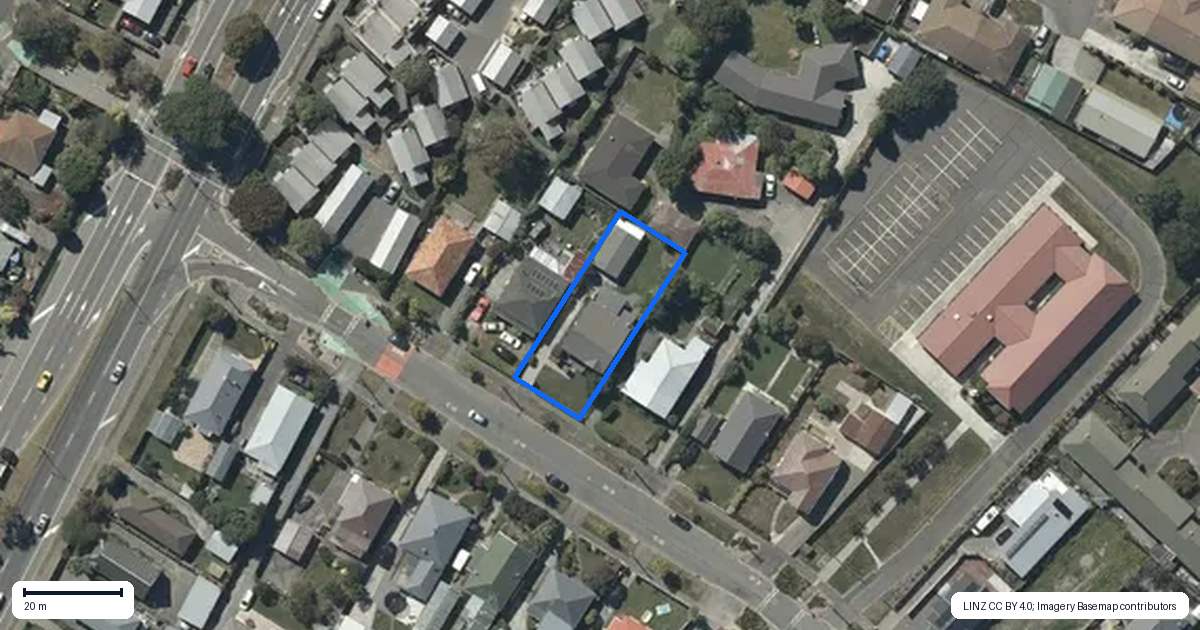 Property context map for 17 MacKenzie Avenue, Woolston, Christchurch