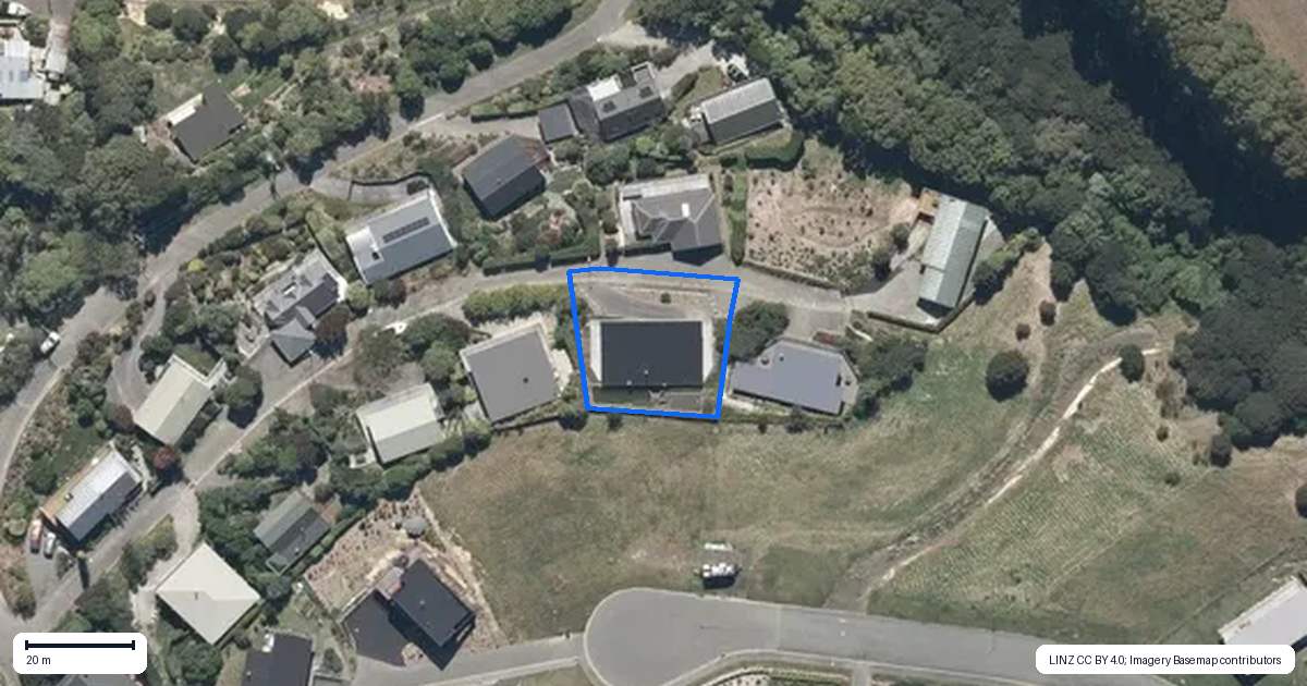 Property context map for 9 Manuka Terrace, Duvauchelle