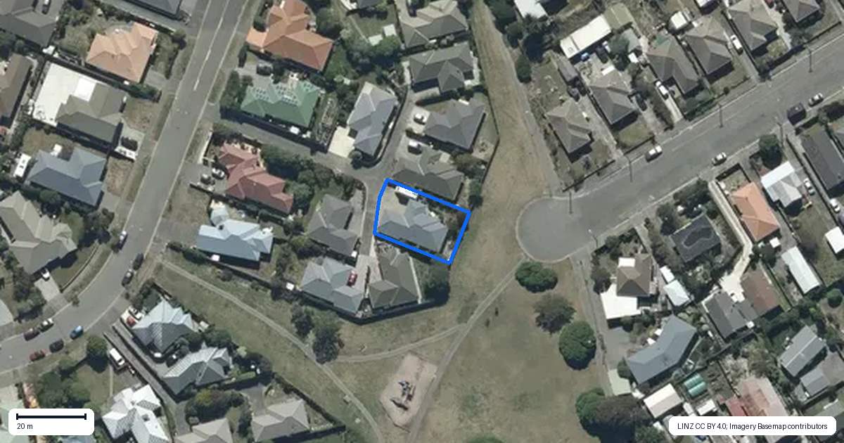 Property context map for 5 Tully Lane, North New Brighton, Christchurch