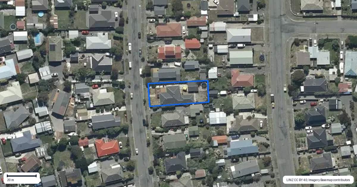 Property context map for 38 Royalist Avenue, North New Brighton, Christchurch