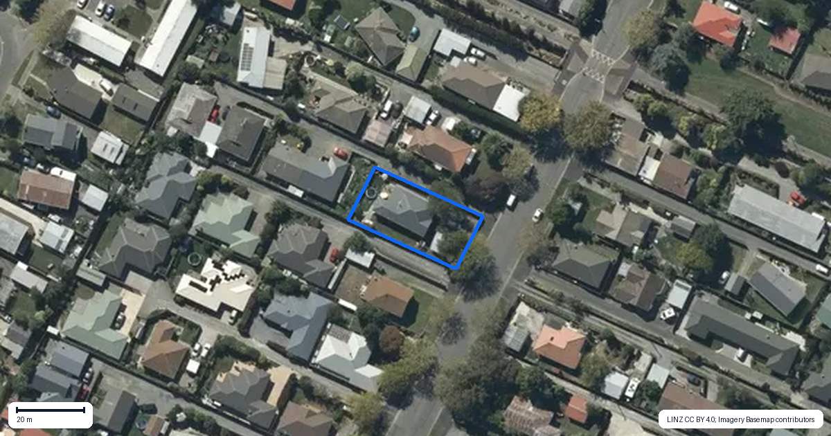 Property context map for 91 Tilford Street, Woolston, Christchurch