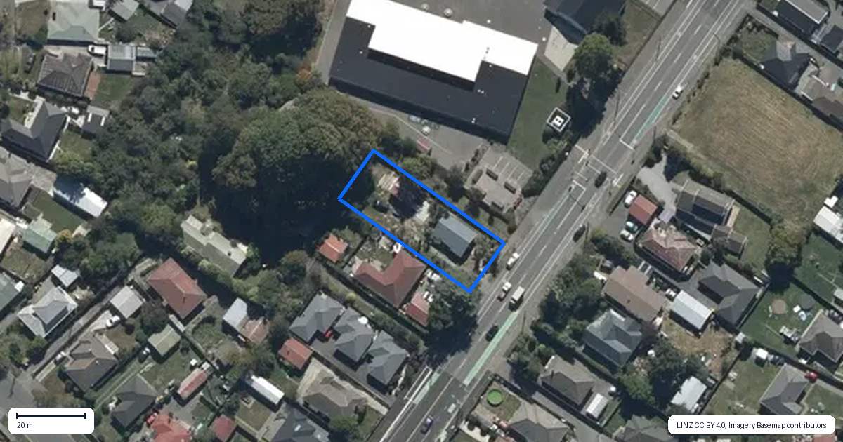 Property context map for 461 Greers Road, Bishopdale, Christchurch