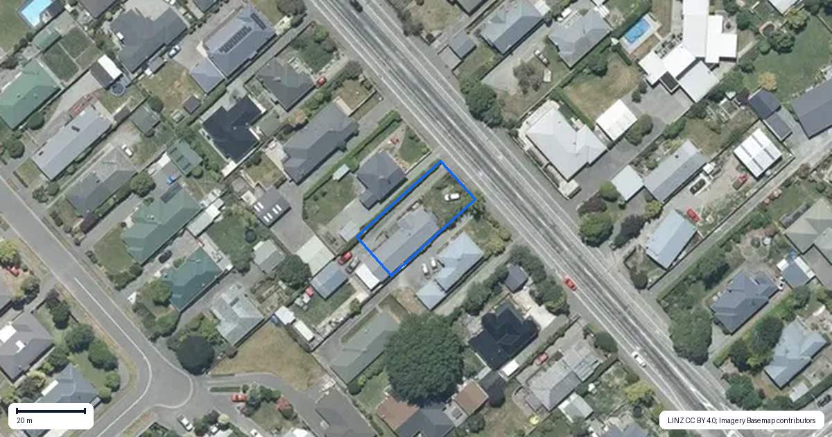 Property context map for 11 Harrison Street, Allenton, Ashburton