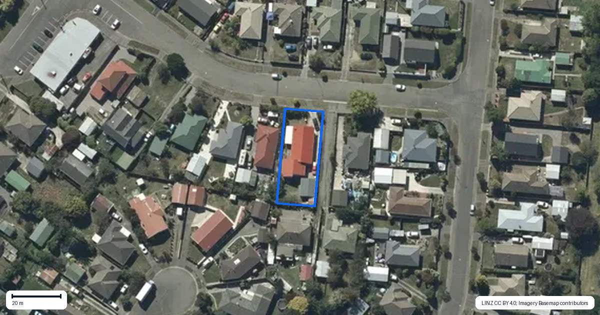 Property context map for 9 Walcot Street, Bromley, Christchurch