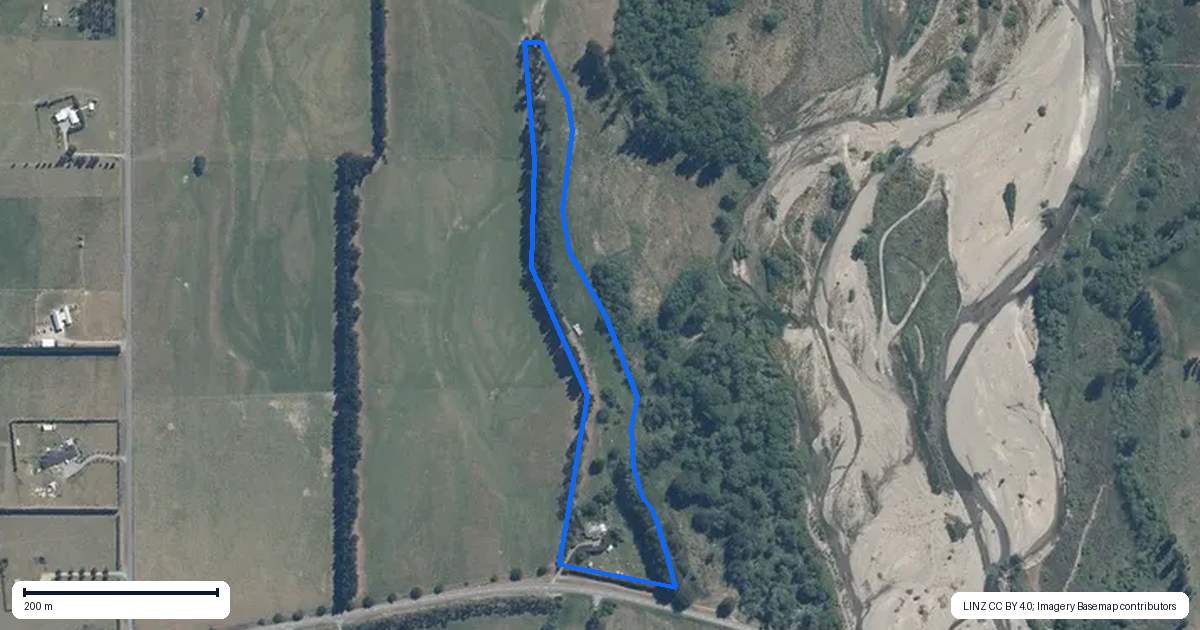 Property context map for 116 Birch Hill Road, Okuku