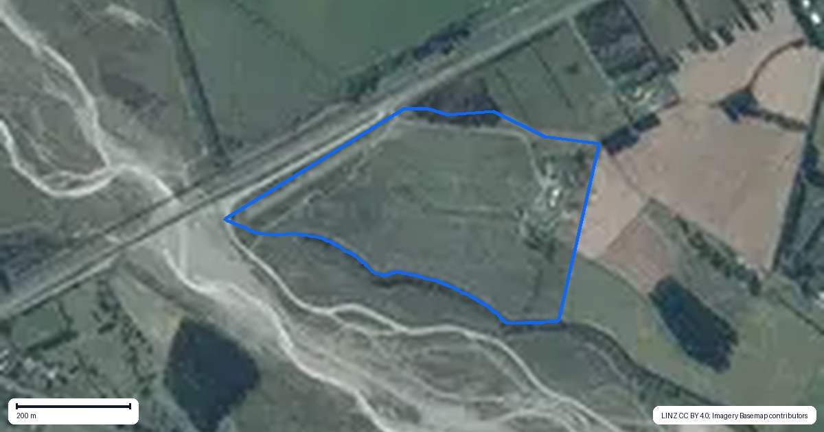 Property context map for 3001 Main South Road, Burnham