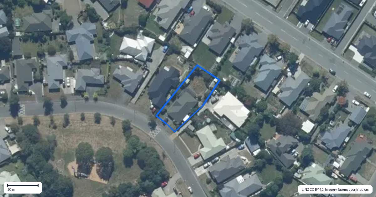 Property context map for 33 Bronte Way, Rolleston