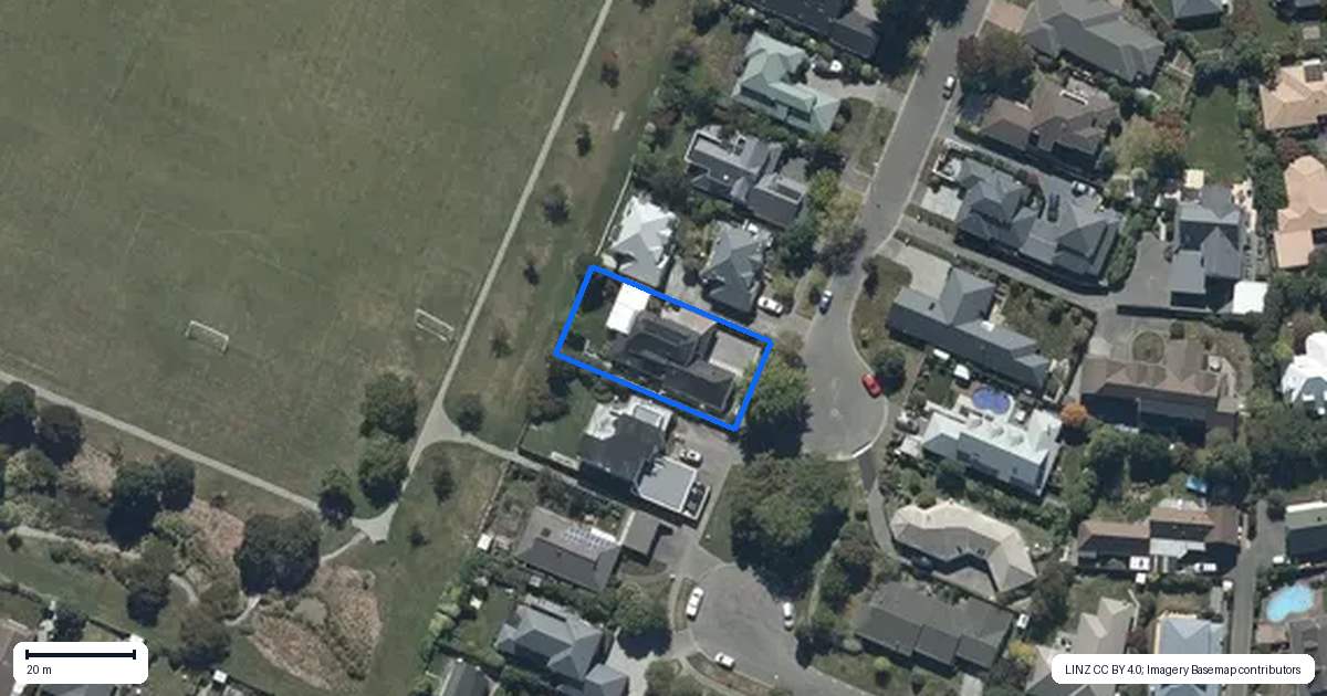 Property context map for 24 Hatfield Place, Avonhead, Christchurch