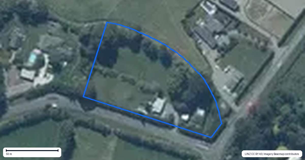 Property context map for 6 Robinsons Road, Halswell, Christchurch