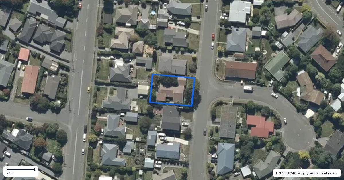 Property context map for 61 Gladson Avenue, Sockburn, Christchurch