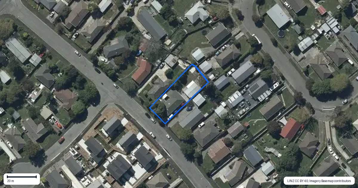 Property context map for 18 Salmond Street, Hoon Hay, Christchurch
