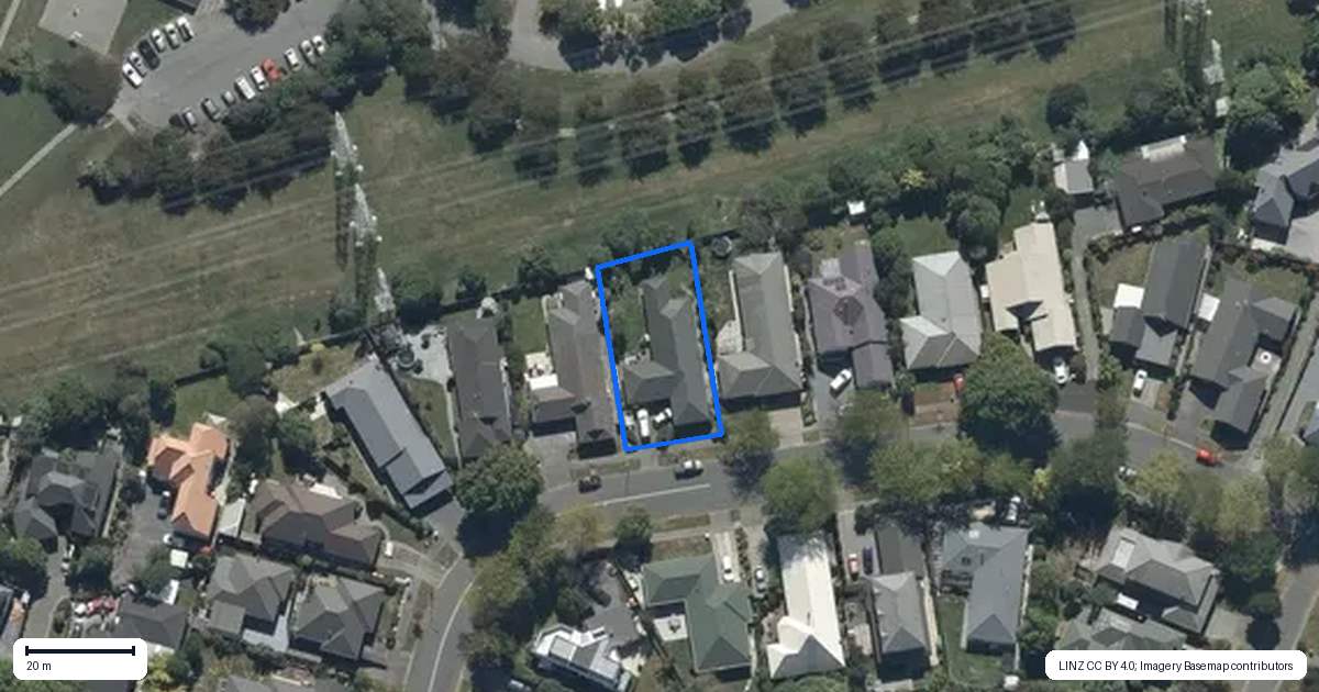Property context map for 53 Kedleston Drive, Avonhead, Christchurch