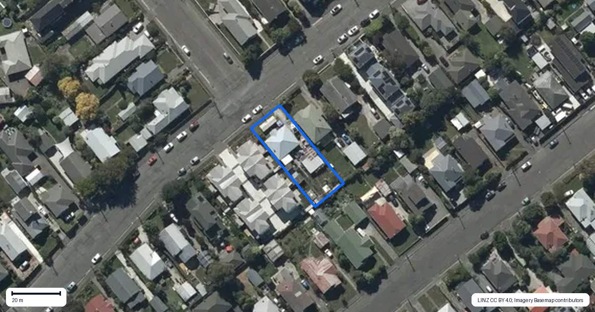 Property context map for 30 Bletsoe Avenue, Spreydon, Christchurch