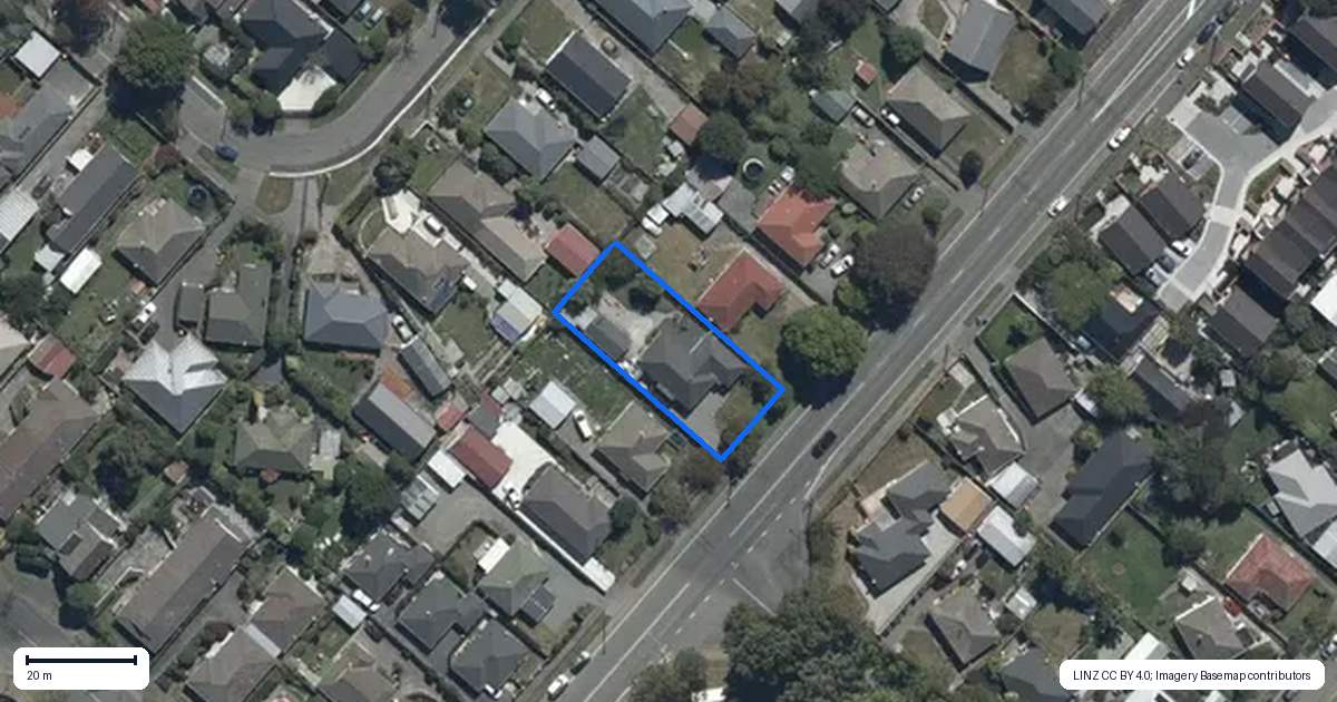 Property context map for 171 Grahams Road, Burnside, Christchurch