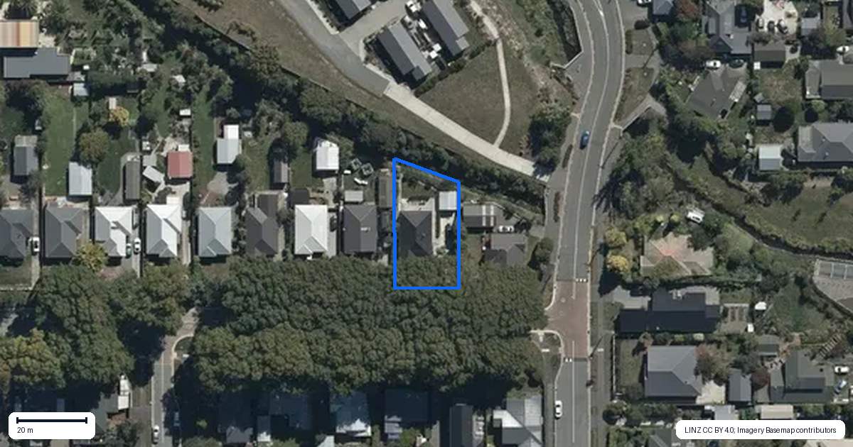 Property context map for 51 Dudley Street, Richmond, Christchurch