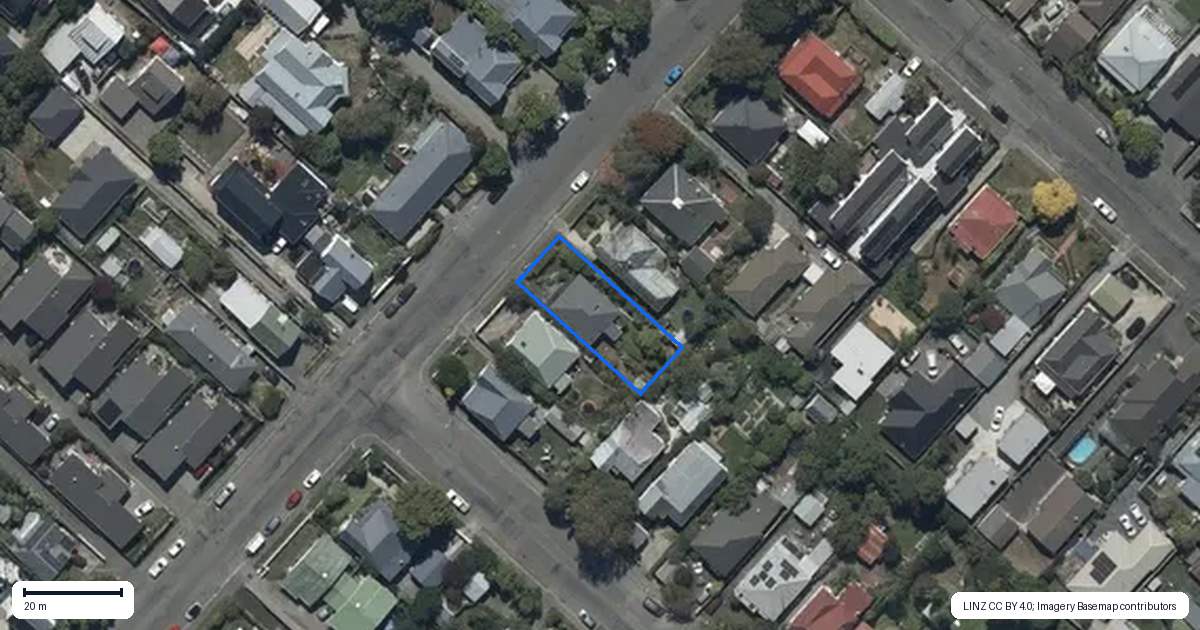 Property context map for 154 Tancred Street, Linwood, Christchurch
