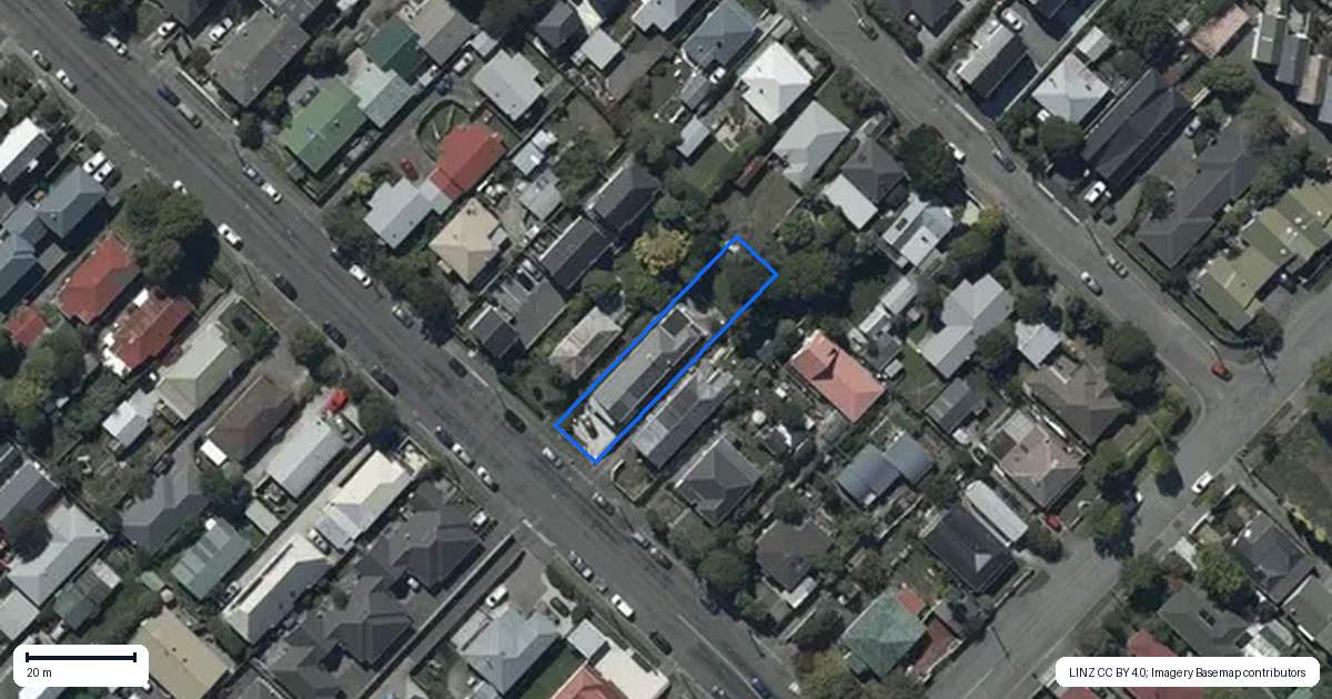 Property context map for 155 Huxley Street, Sydenham, Christchurch