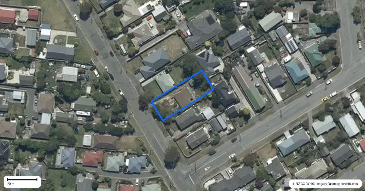 Property context map for 39 Marriotts Road, North New Brighton, Christchurch