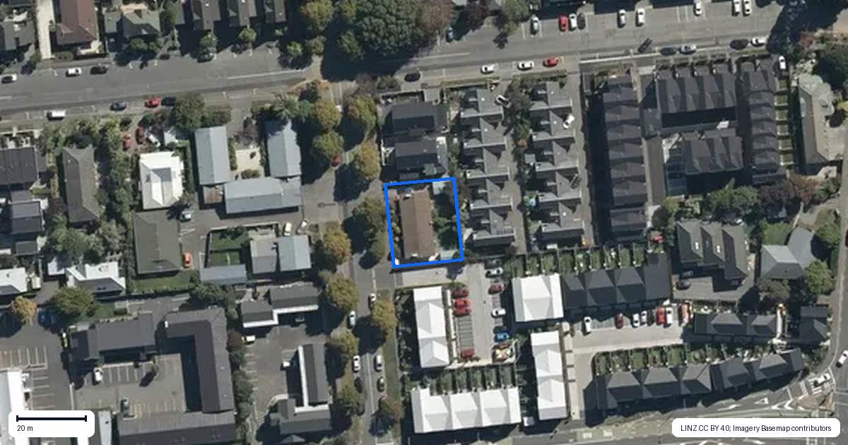 Property context map for 10 Darvel Street, Riccarton, Christchurch