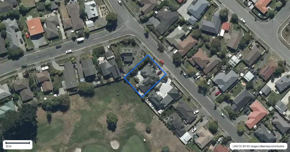 Property context map for 41 Briarmont Street, Avondale, Christchurch