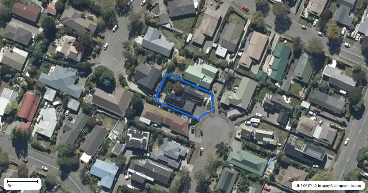 Property context map for 9 Ringwood Place, Avonhead, Christchurch