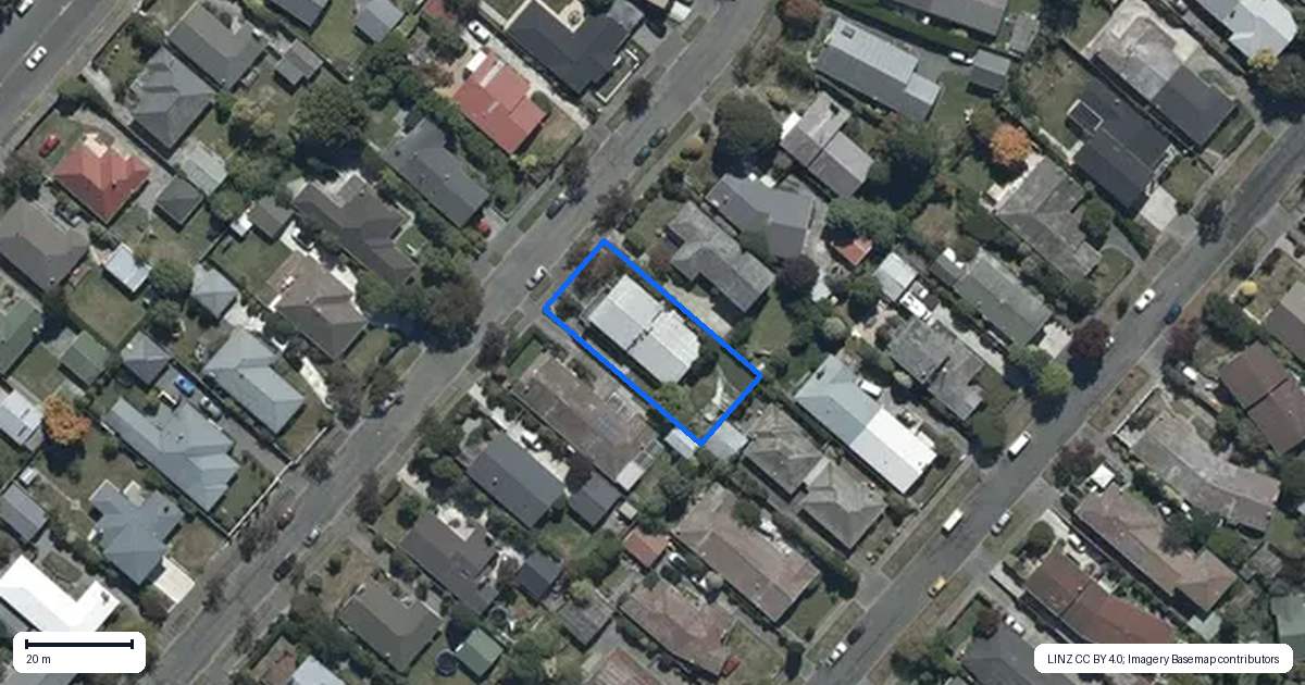 Property context map for 18 Oakfield Street, Burnside, Christchurch