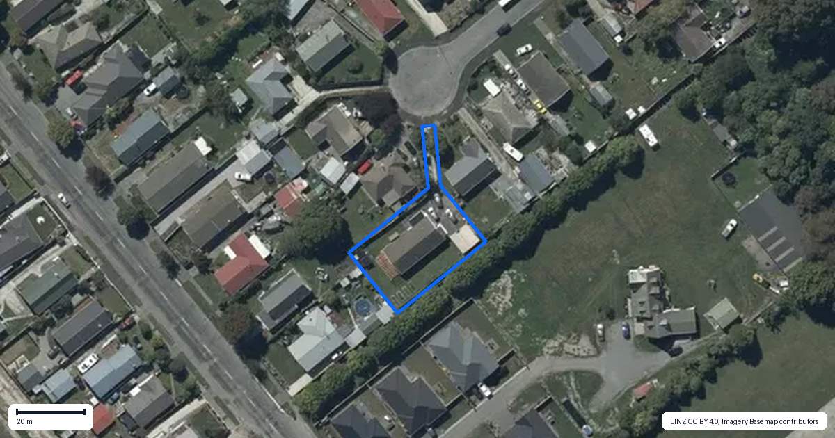 Property context map for 5 Callan Place, Hoon Hay, Christchurch