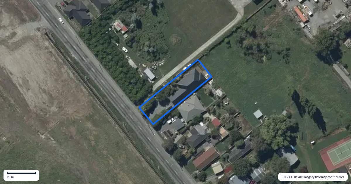 Property context map for 164 Hendersons Road, Hoon Hay, Christchurch