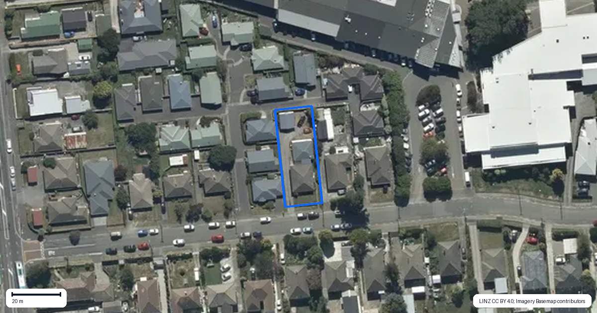 Property context map for 19 Arthur Street, Upper Riccarton, Christchurch