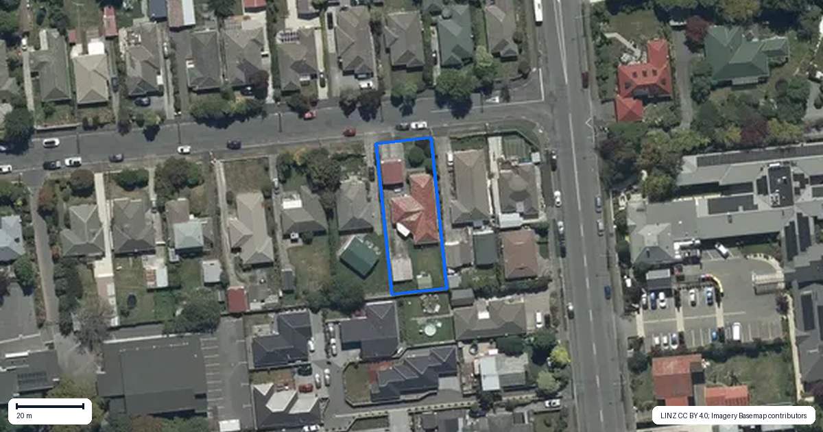 Property context map for 64 Acacia Avenue, Upper Riccarton, Christchurch