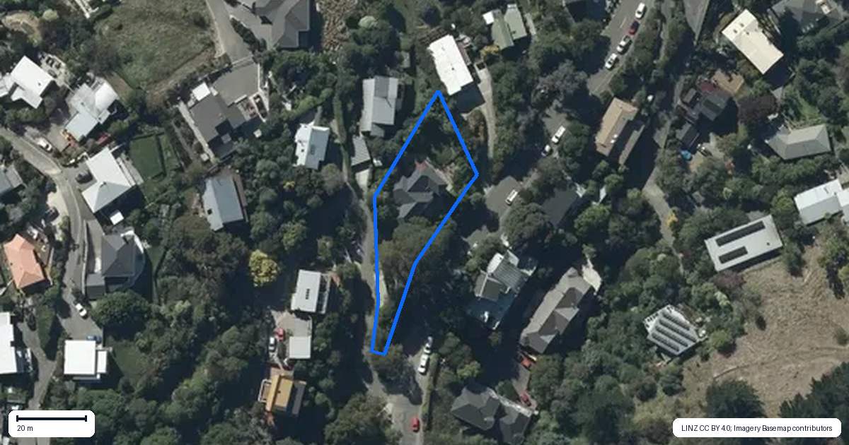 Property context map for 50 Holliss Avenue, Cashmere, Christchurch
