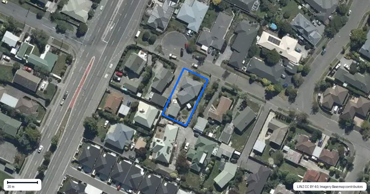 Property context map for 6 Thompsons Road, Belfast, Christchurch
