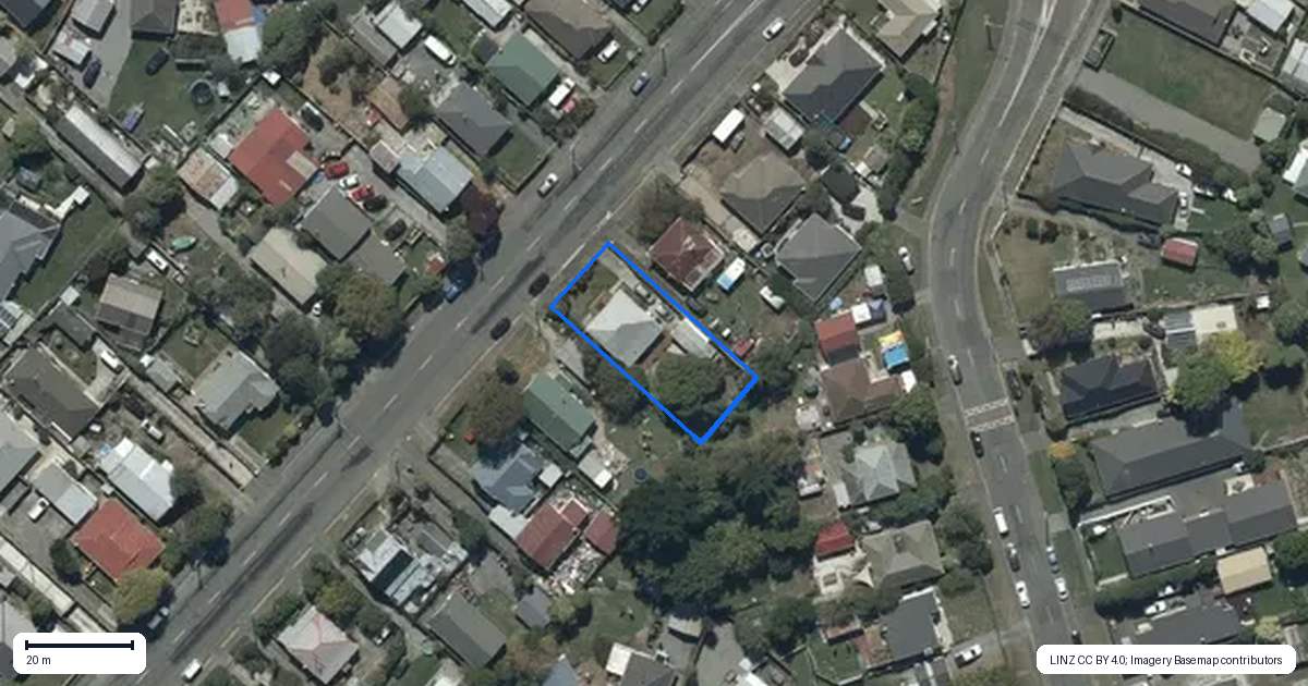 Property context map for 64 Hay Street, Bromley, Christchurch