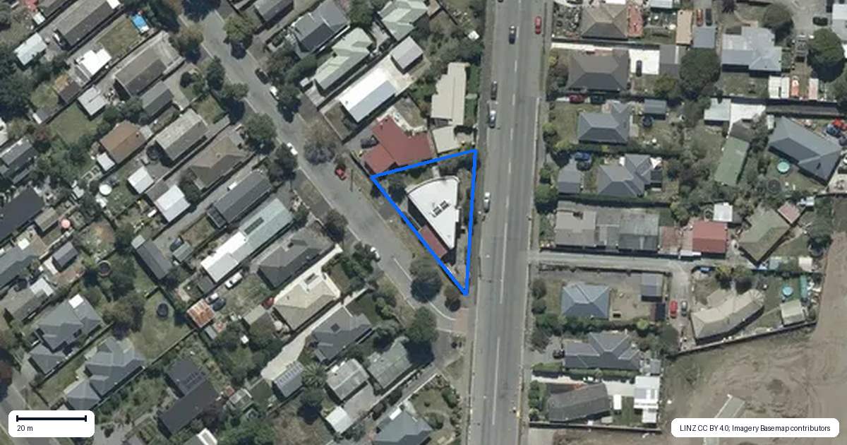 Property context map for 65 Flemington Avenue, North New Brighton, Christchurch