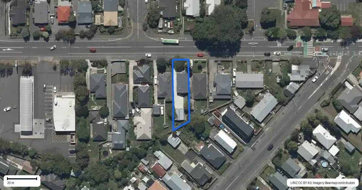 Property context map for 196 Woodham Road, Linwood, Christchurch