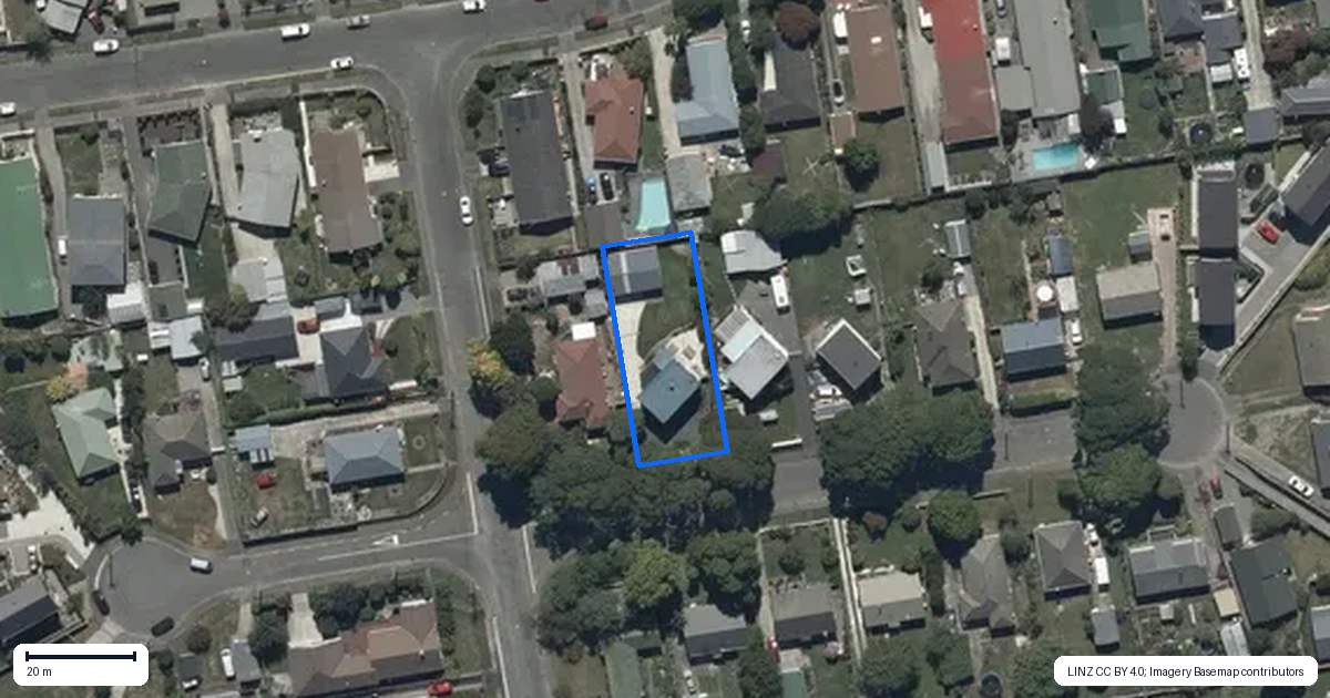 Property context map for 15 Bramwell Street, Dallington, Christchurch
