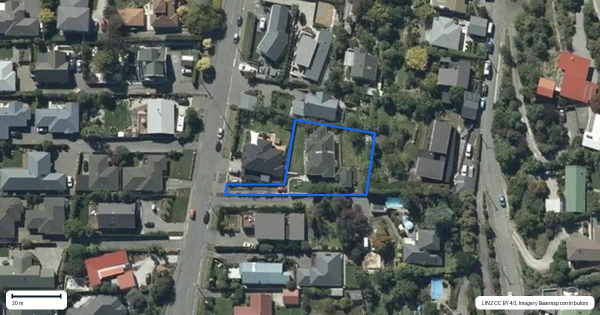 Property context map for 23 Vernon Terrace, Hillsborough, Christchurch