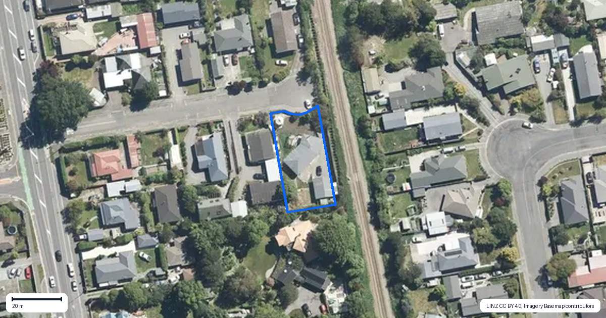 Property context map for 8 Doggett Place, Rangiora