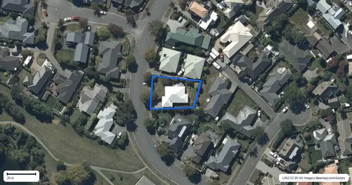 Property context map for 33 Westlake Drive, Halswell, Christchurch